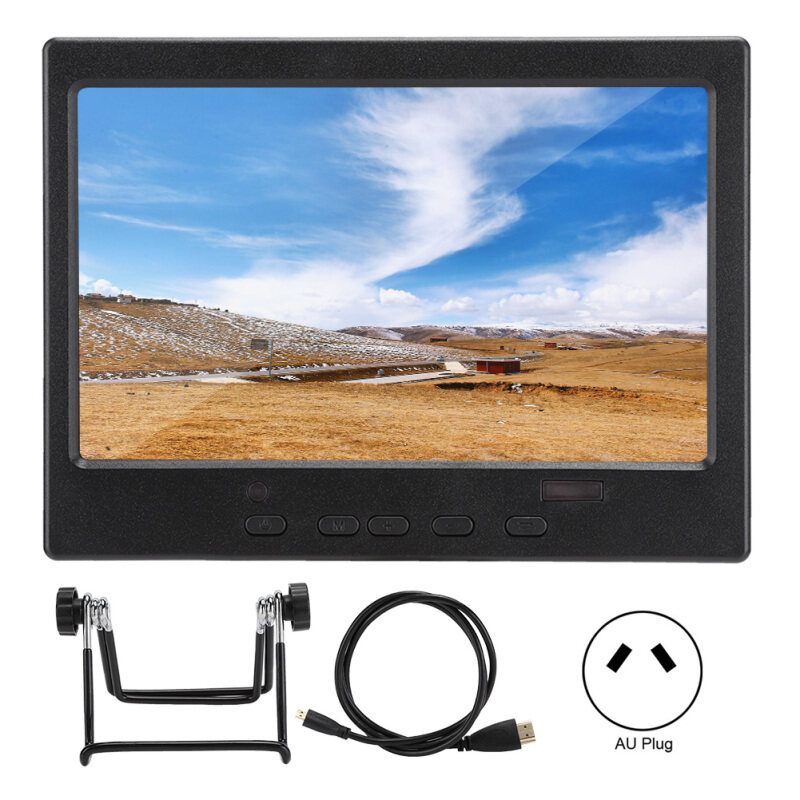 Kalaini Màn Hình Hiển Thị LCD 7 Inch TFT 1024X600 16:9 300cd/M² Hiển Thị, Phù Hợp Với Raspberry Pi 4B 100-240V