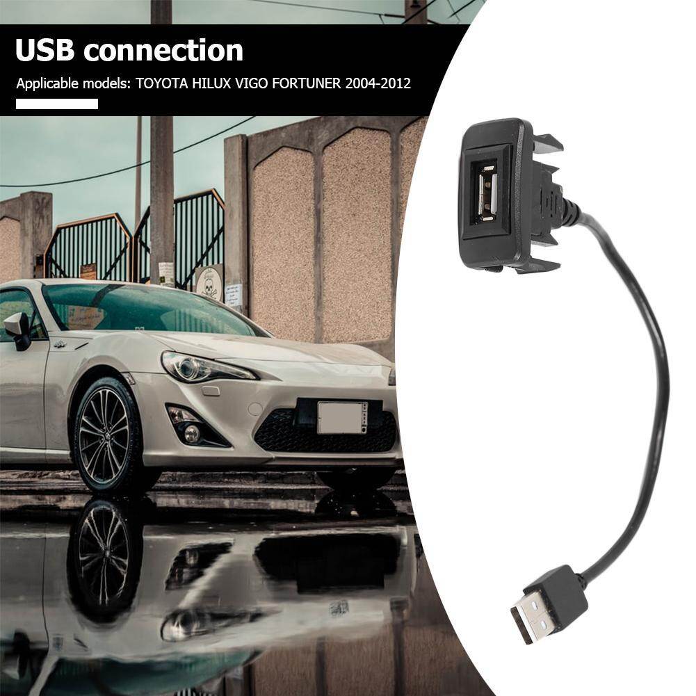 Cổng USB Nối Dài Gắn Bảng Điều Khiển Xe Hơi Bộ Chuyển Đổi Cáp Cho Toyota