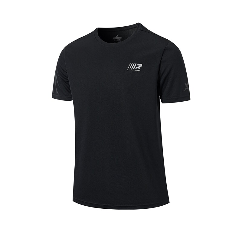 Xtep Men'S Running Training T Shirts Short Sleeve Comfortable Breathable Sweat-Absorbent Sport Shirts Tops 876229010233