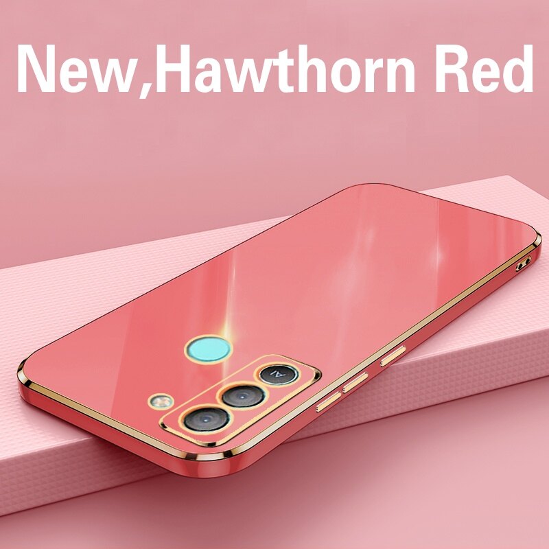 Tecno Ốp POP 5 Lte Ốp Lưng Mạ Điện Silicon Mềm Chống Sốc Ốp Điện Thoại Tecno POP5 Lte