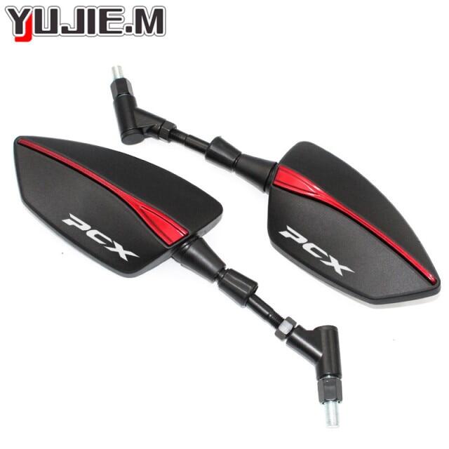 Hfmoto motorcycle mirror pcx160 pcx125 pcx150 cnc rearview side mirrors universal for honda pcx 160 pcx 125 pcx 150 2016