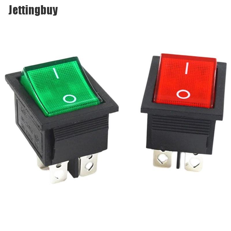 [Jettingbuy] 2PCS Rocker Switch 4 Pins Large Size Large Current 16A/250V Rocker Switch