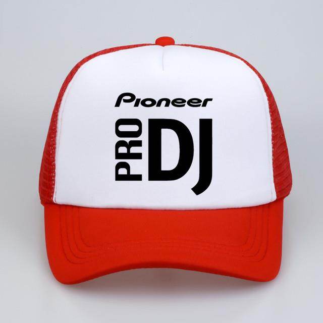DJ style Pioneer Baseball Cap Summer cool Mesh Trucker Cap Women Men print Pioneer DJ PRO Snapback hat bone gorras