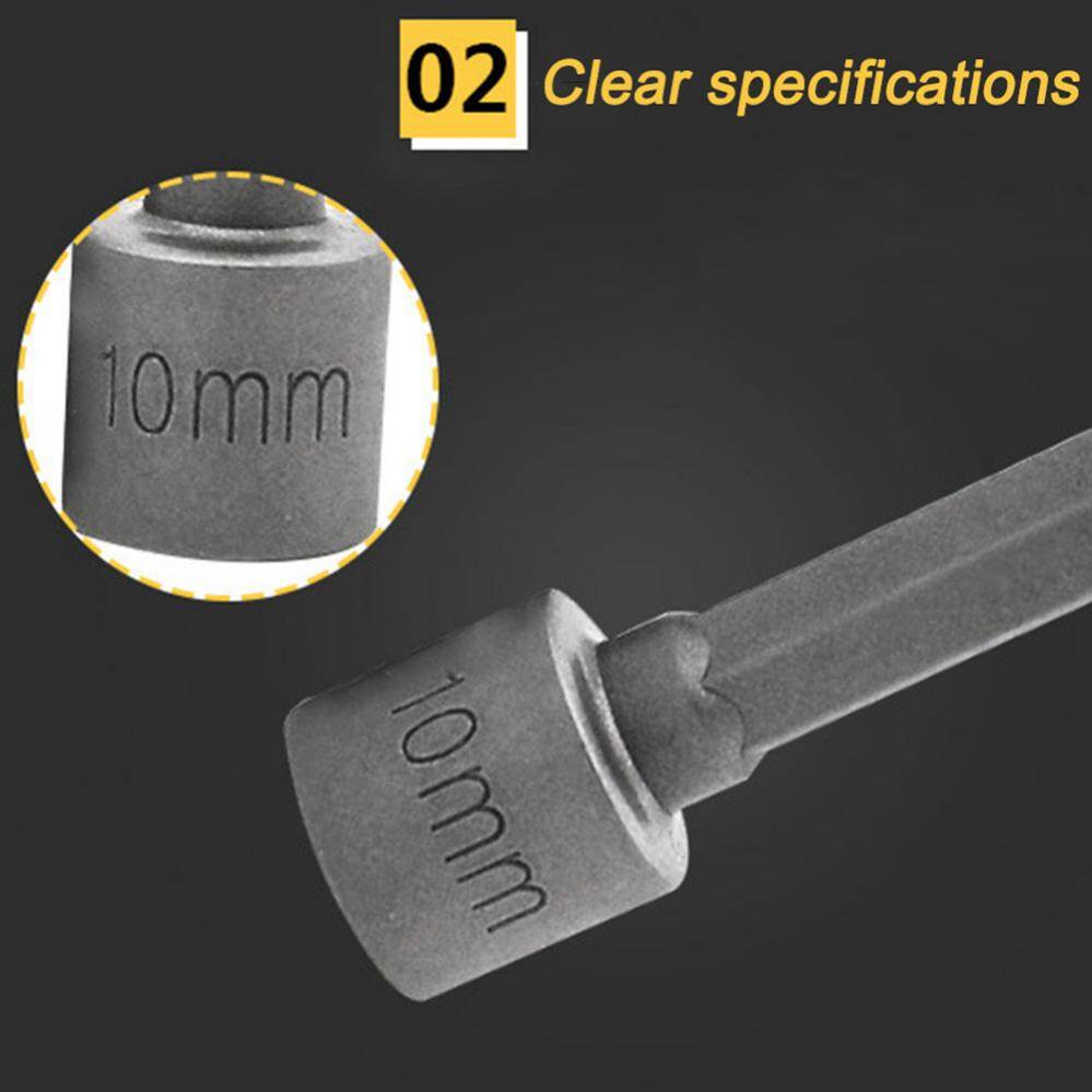 Bộ Mũi Khoan Đai Ốc Công Suất Sâu Chiều Dài Bộ Chuyển Đổi Ổ Cắm Tác Động Cho Tuốc Nơ Vít Cờ Lê 6.35Mm Chuôi Lục Giác