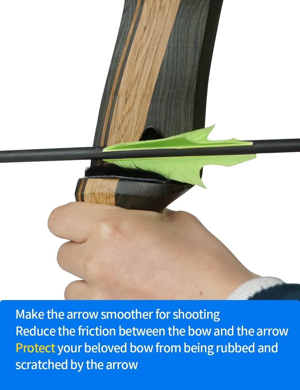 Recurve Bow  Arrow Rest Stick Traditional Rest Stick on Bow Riser Longbow
