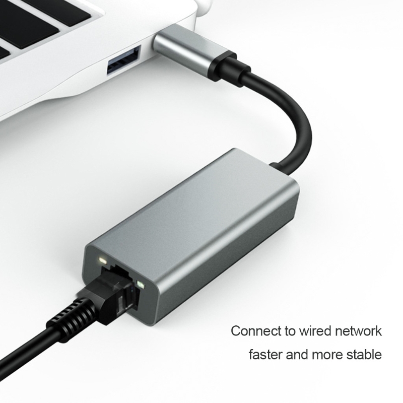 USB C Ethernet Adapter USB Type C to RJ45 Lan Adapter for MacBook Pro P 30 USB C Network Card Converter