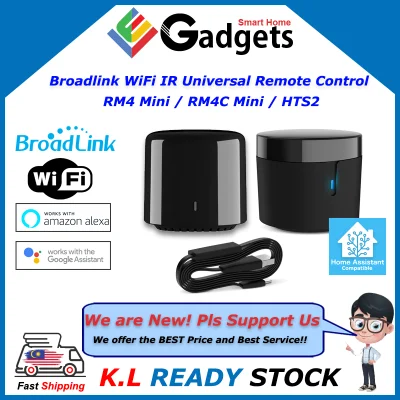 Broadlink RM4 Mini HTS2 BestCon RM4C Mini 4G WiFi IR Universal Remote Control Works With Google Home Assistant
