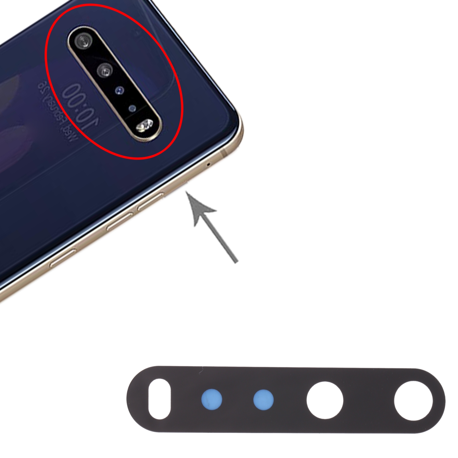 【AboutCellphone】【Hàng Có Sẵn】 10 Ống Kính Camera Sau Cho LG V60 ThinQ 5G / V60 ThinQ 5G UW