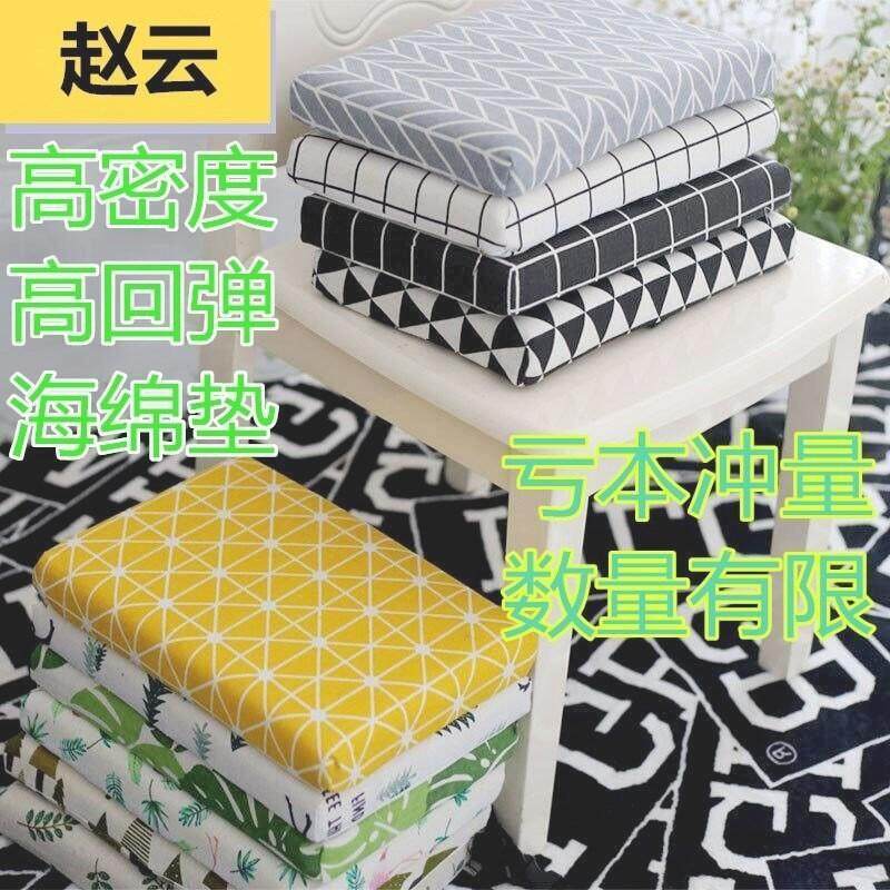 Childrens bench cotton cushion student stool cushion kindergarten cartoon winter thick sponge school classroom seat cushion