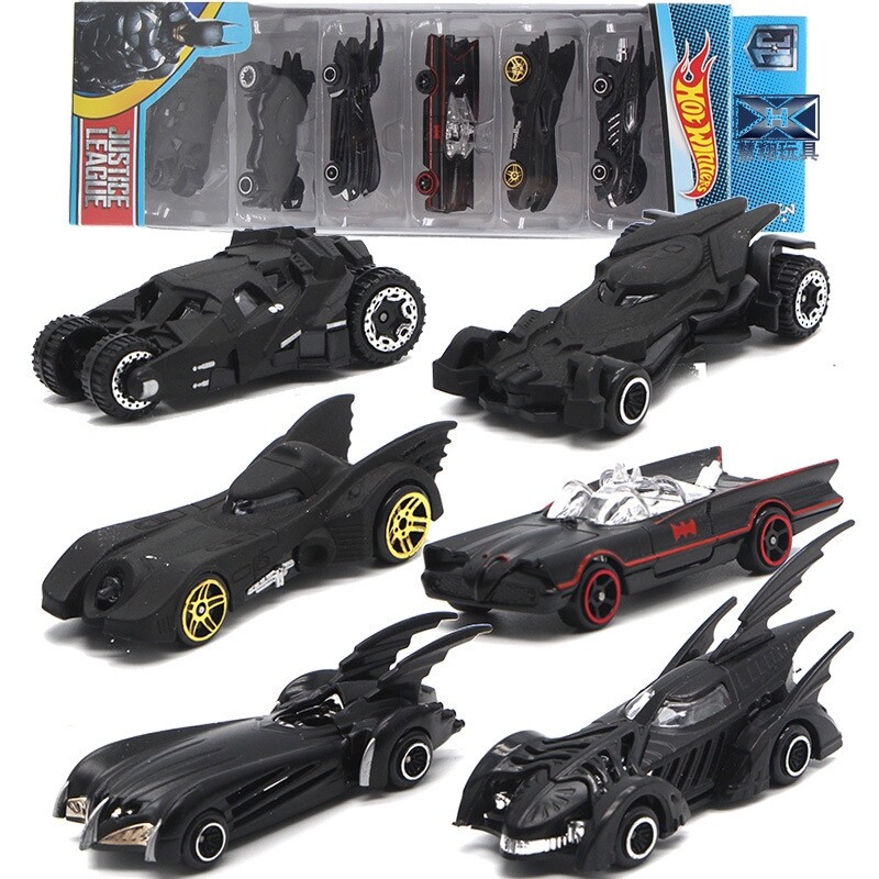 Zbc Lxm 6 Pc Wheel Car Set Dc Comics 