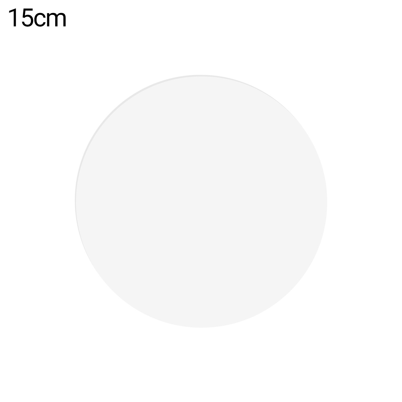 Sanwood® Practical Round Edge Cake Disk Non-stick Transparent Acrylic Cake Base Board for Cakes Serving Cake Plate Non-stick