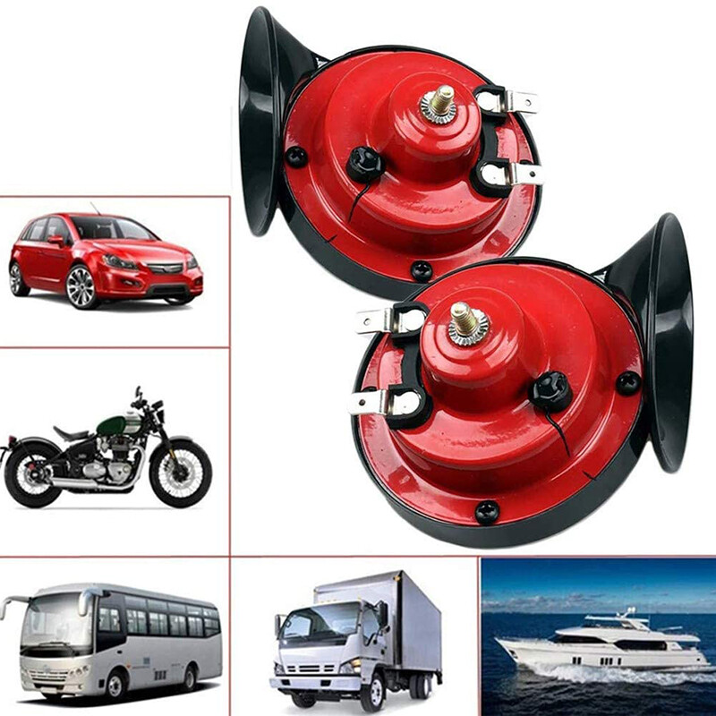 SAWU Super Loud Car Horn Car Snail Horn 12V Super Loud High Bass Waterproof Car Whistle Horn