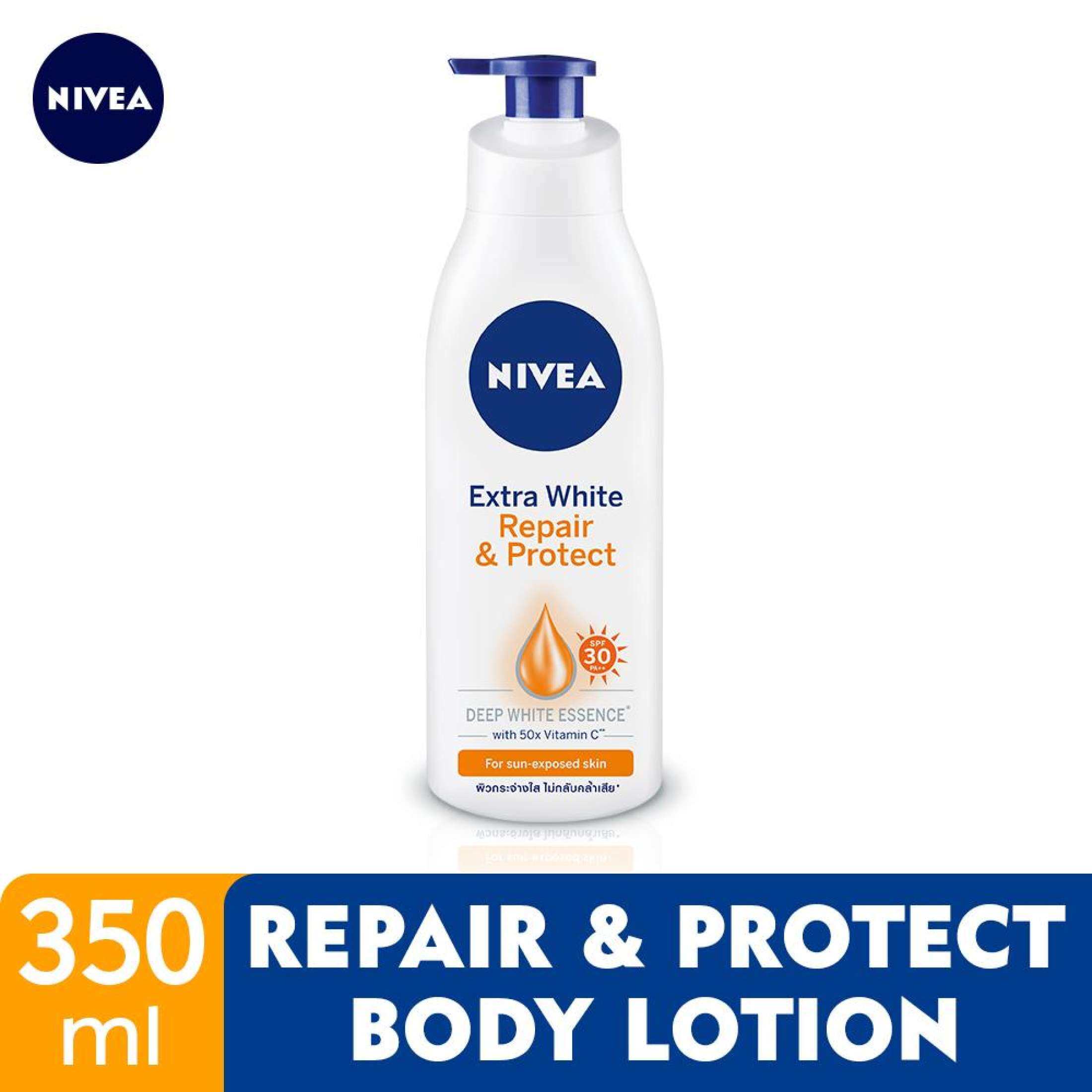 nivea extra white repair and protect body lotion