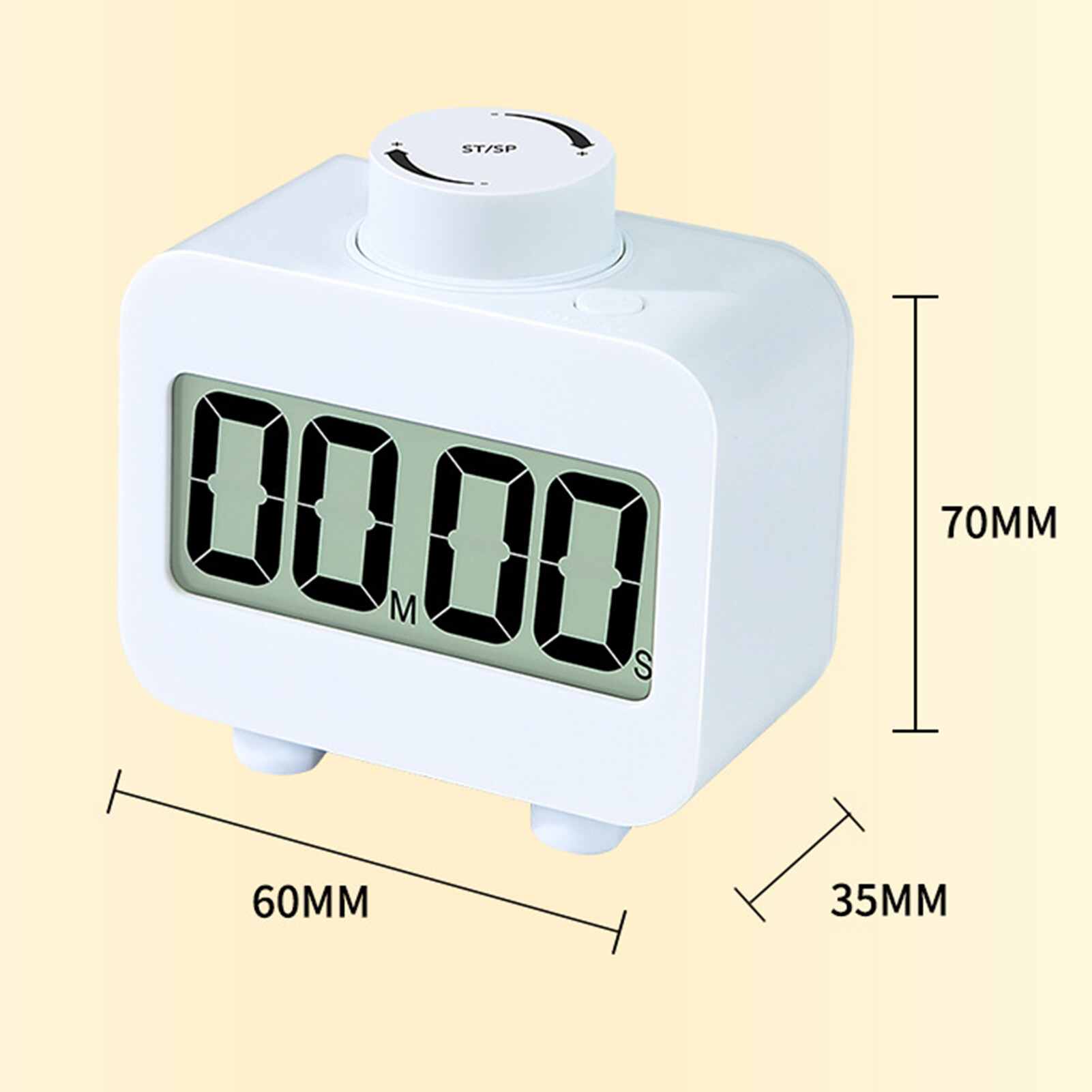 Autowholesaler Learning Timer Switch at Will Automatic Standby Mute Positive Timer And Countdown Precise Timing Student Study Time Manager for Study Time Manager Mute