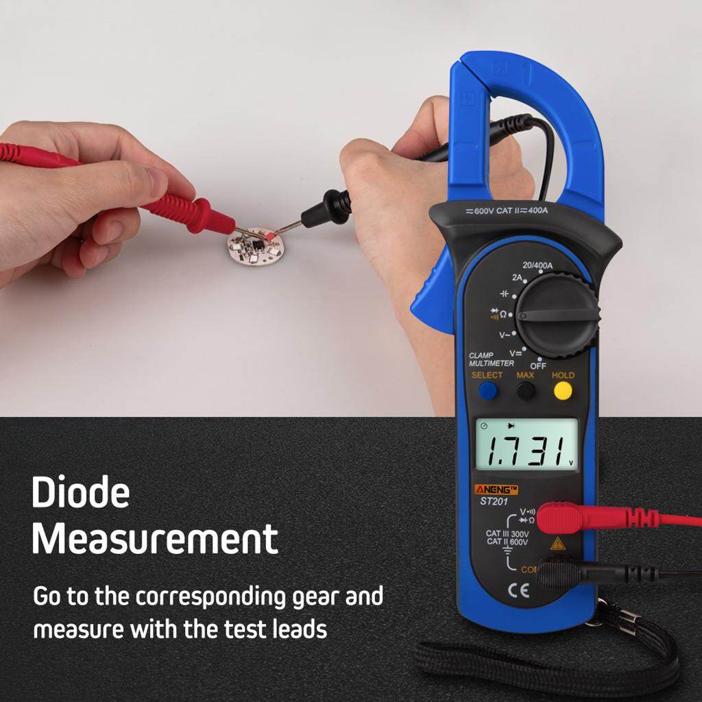 Blesiya St201 Digital Multimeter Clamp Ammeter Transistor Tester Voltage Tester
