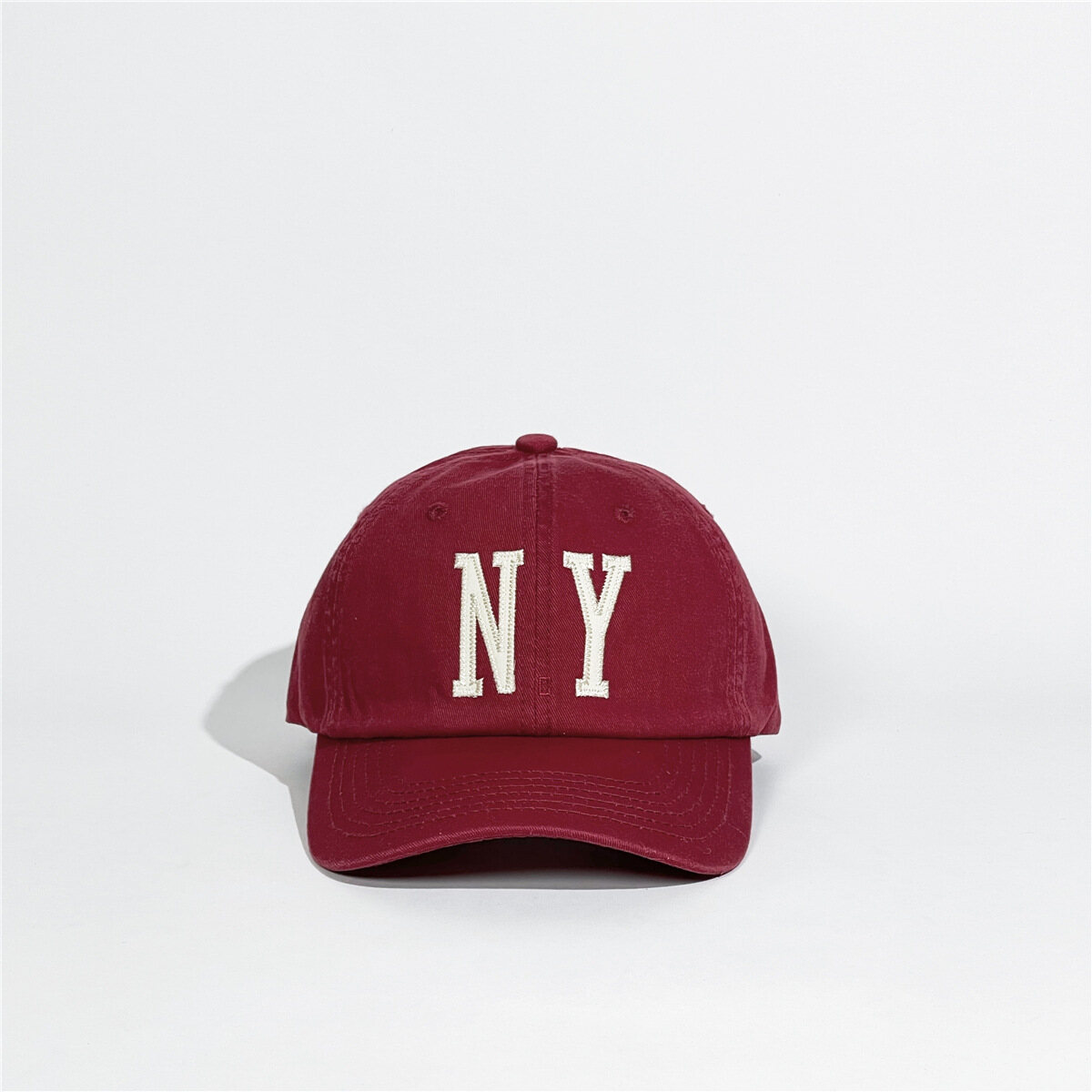 ☑️2023 Korean Fashion Brand Letters Soft Top Baseball Cap Men's Street Shooting Spring Summer Simplicity Face-Looking Small Peaked Cap For Children