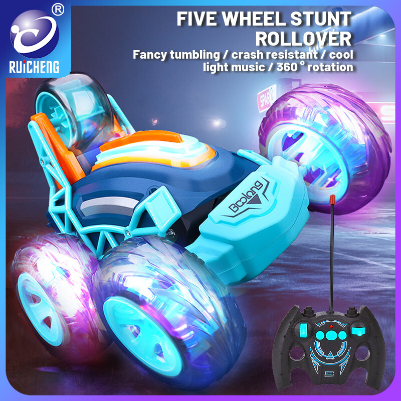 RUICHENG Fourway remote control toy car, light and music, 360degree