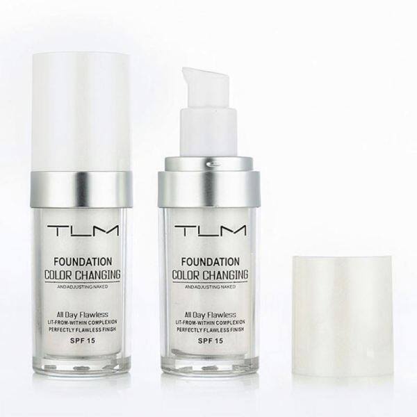 TLM Liquid Foundation Even Skin Tone Magic Color Changing Makeup Base Nude Face Cover Concealer Long Lasting