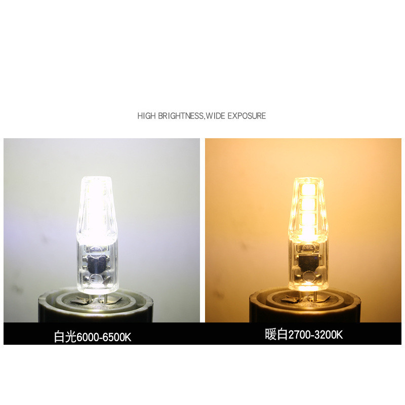 🎉100%authentic🎉G4 LED Corn Bulb AC/DC12V220V 2W 3Colors Dimming High Brightness Energy Saving 835 Light Bead【returnable within 15 days】