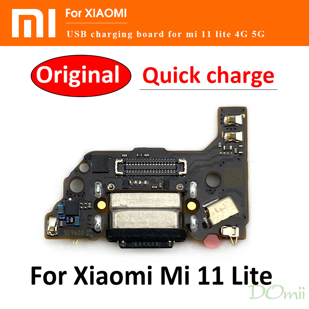 Original New Charger Board Flex For Xiaomi Mi 11 Mi11 Lite 4G 5G  m2101k9ag USB Port Connector Dock Charging Board Flex Cable