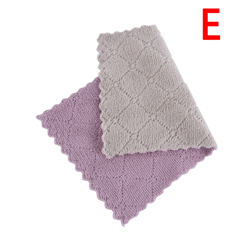 Eioce 1pc Super Absorbent Microfiber kitchen dish Cloth Household Cleaning Towel