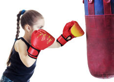 ⚡COD⚡ 【 】HOT】Găng Tay Tập Kickboxing Trẻ Em, Đấm Bao Cát Găng Tay Đấm Bốc MMA Chiến Đấu Thể Thao