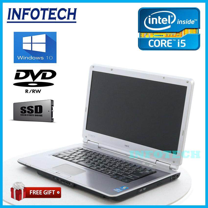 Nec Versapro ( intel core i5 @ 2.4ghz , 4gb ddr3 ram , 64gb ssd , win10 pro , 15.6 , dvd , wifi ) LAPTOP NOTEBOOK ( Refurbished ) Malaysia