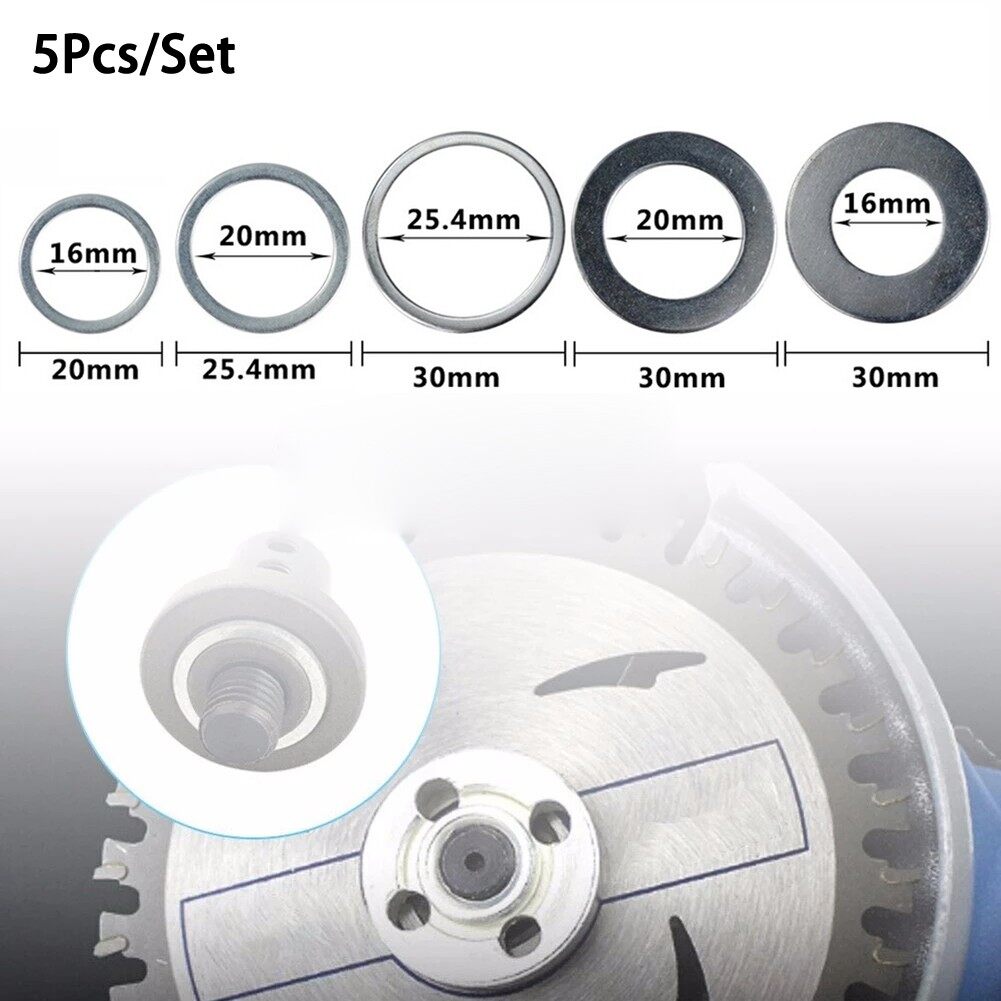 5Pcs Circular Saw Ring For Circular Saws Blades Reduction Ring Conversion Rings