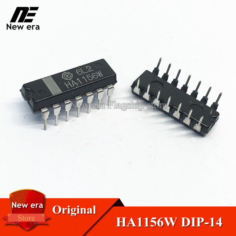 4pcs original ha1156w dip-14 ha1156 dip14 integrated circuit ic new original