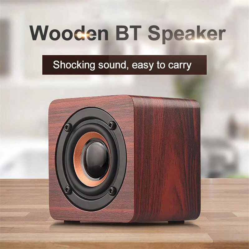 Loa Bluetooth Nhỏ Gọn Bằng Gỗ Loa Siêu Trầm Cho Điện Thoại Thông Minh Máy Tính Bảng Máy Tính Xách Tay Loa Bluetooth Không Dây Cho Điện Thoại Di Động