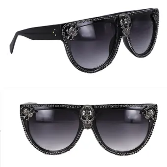 black sunglasses flat top