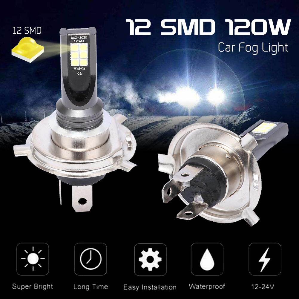 JaneDream 2Pcs H4 H7 9005 9006 H1 H3 12LED-3030SMD Canbus LED Bulb Car Led Fog Driving Lamp Light 12V 6000K