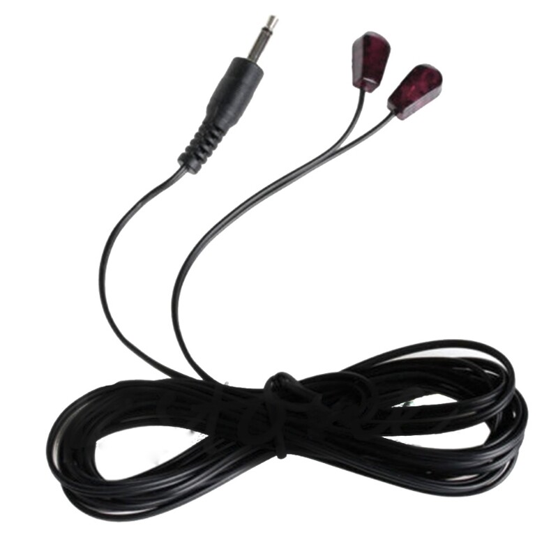 Bộ chuyển đổi hồng ngoại kép 3.5mm đầu thu điều khiển từ xa Cáp Kéo dài mở rộng
