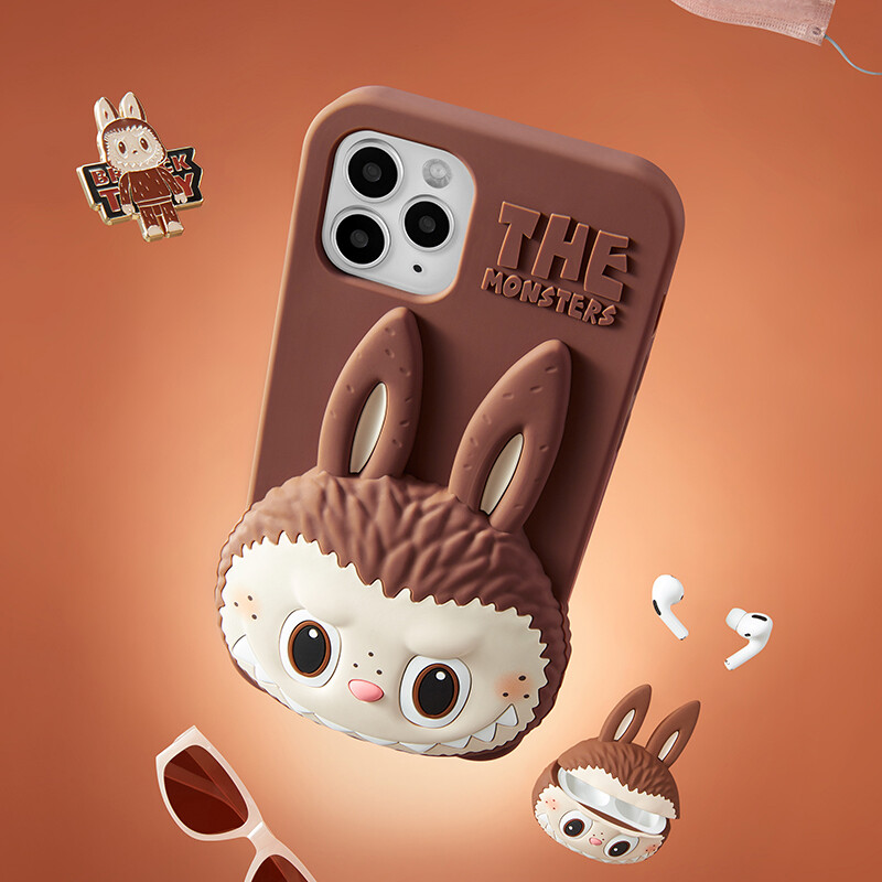 POP MART LABUBU Phone Case For Iphone Action Figures
