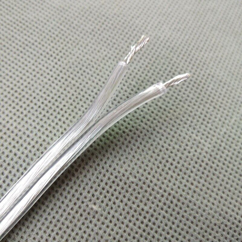 2*1.5mm2 2pin transparent parallel electric wire cable for Lighting