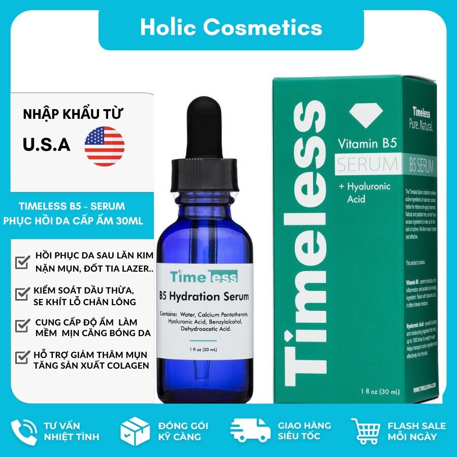 Timeless b5 - serum phục hồi da cấp ẩm 30ml