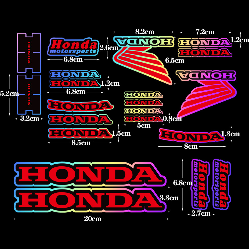 50cc reflective motorcycle sticker for stickers and decals