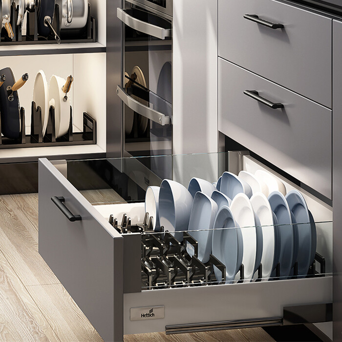 Adjustable Drawer Aluminum Dish Rack Dish Drain Rack Kitchen Dish Storage Rack Countertop Storage Rack Split Kitchenware Shelf Kitchen Sink Drain rack cabinet Organizer Pot Lid Rack Cooking Dish Rack Pan Cover Stand Kitchen Accessories
