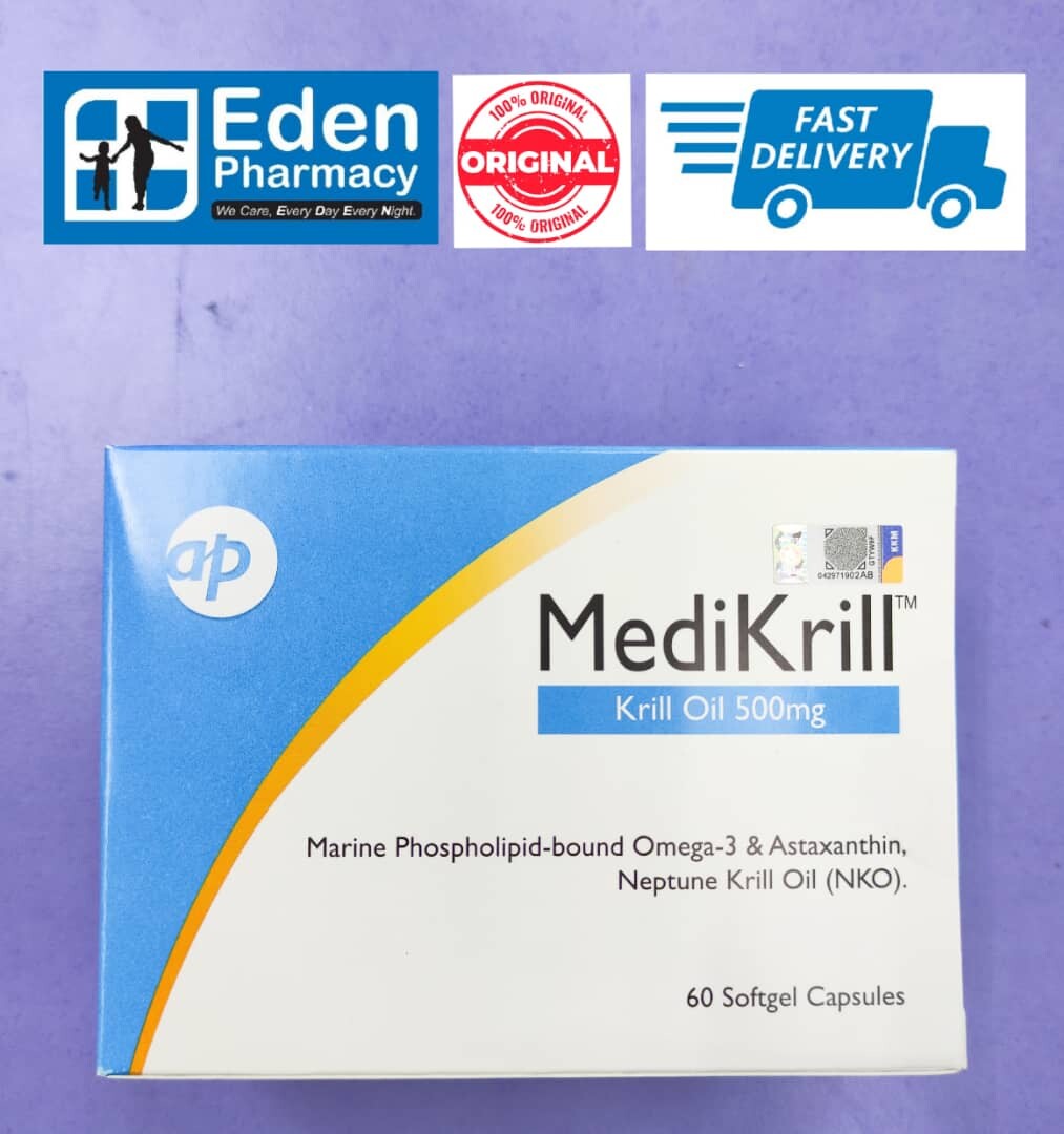 Medikrill Medi krill Krill oil 500mg ( 60's ) Lazada