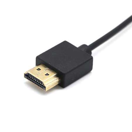 QNSTAR HDMI ตัวผู้ไปเป็นคอนเนคเตอร์ตัวเมียพร้อม USB 2.0 สายชาร์จแบตเตอรี่ Spliter อะแดปเตอร์ Extender