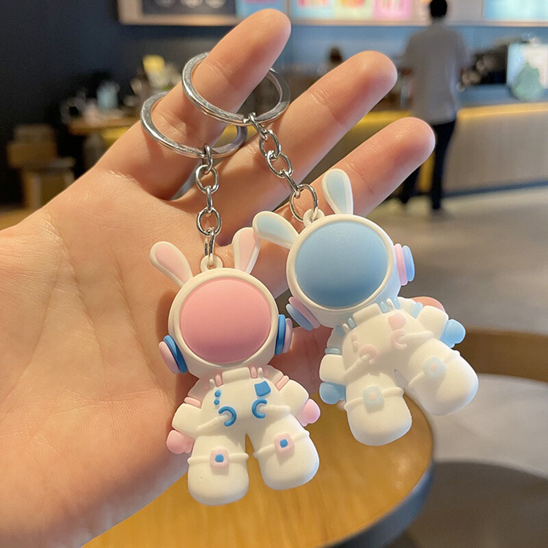【YIDEA HONGKONG】Cute Astronaut Bunny Keychain