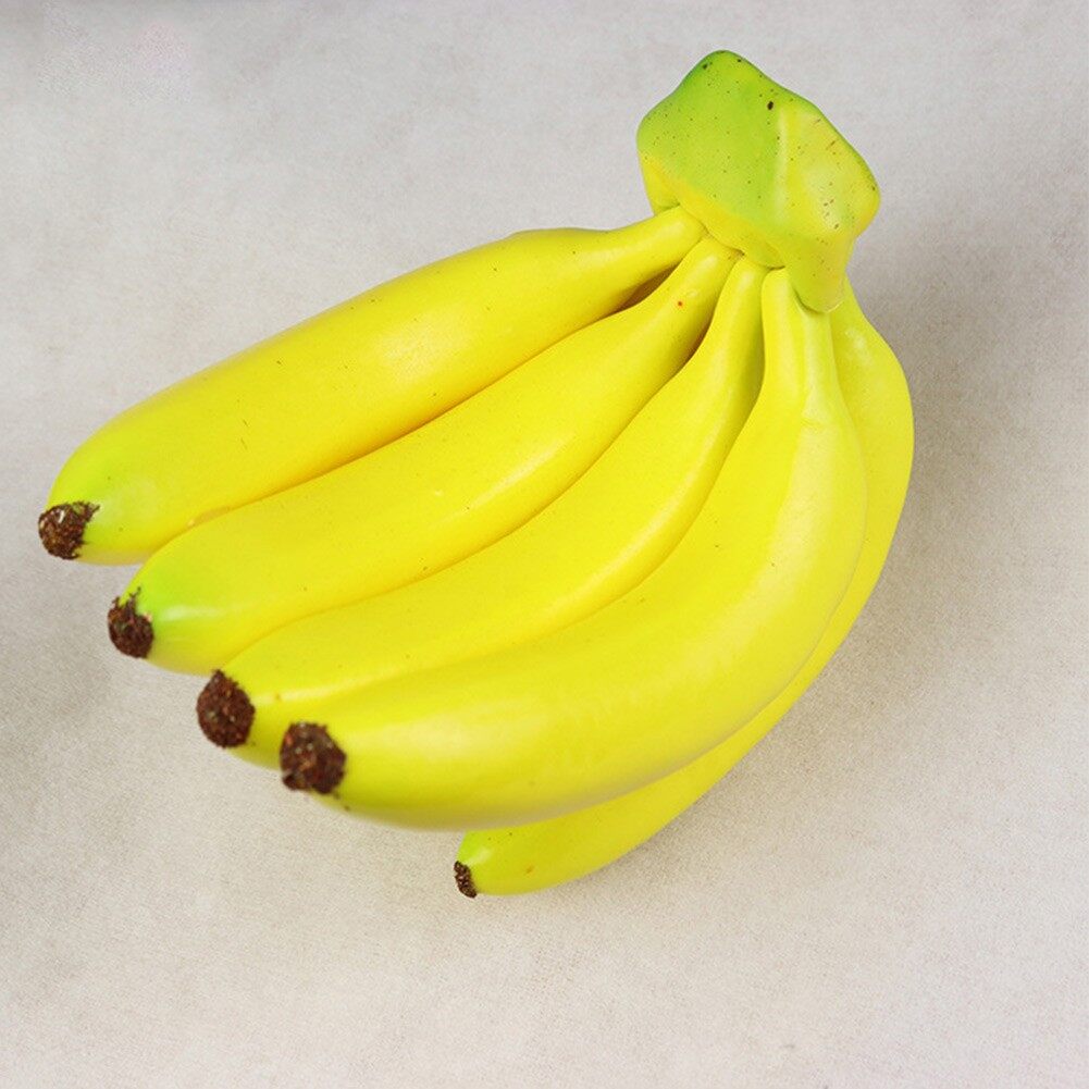 Artificial Banana Fake Fruit Plastic Model Decorative Home Fruit Shop Display Artificial Banana