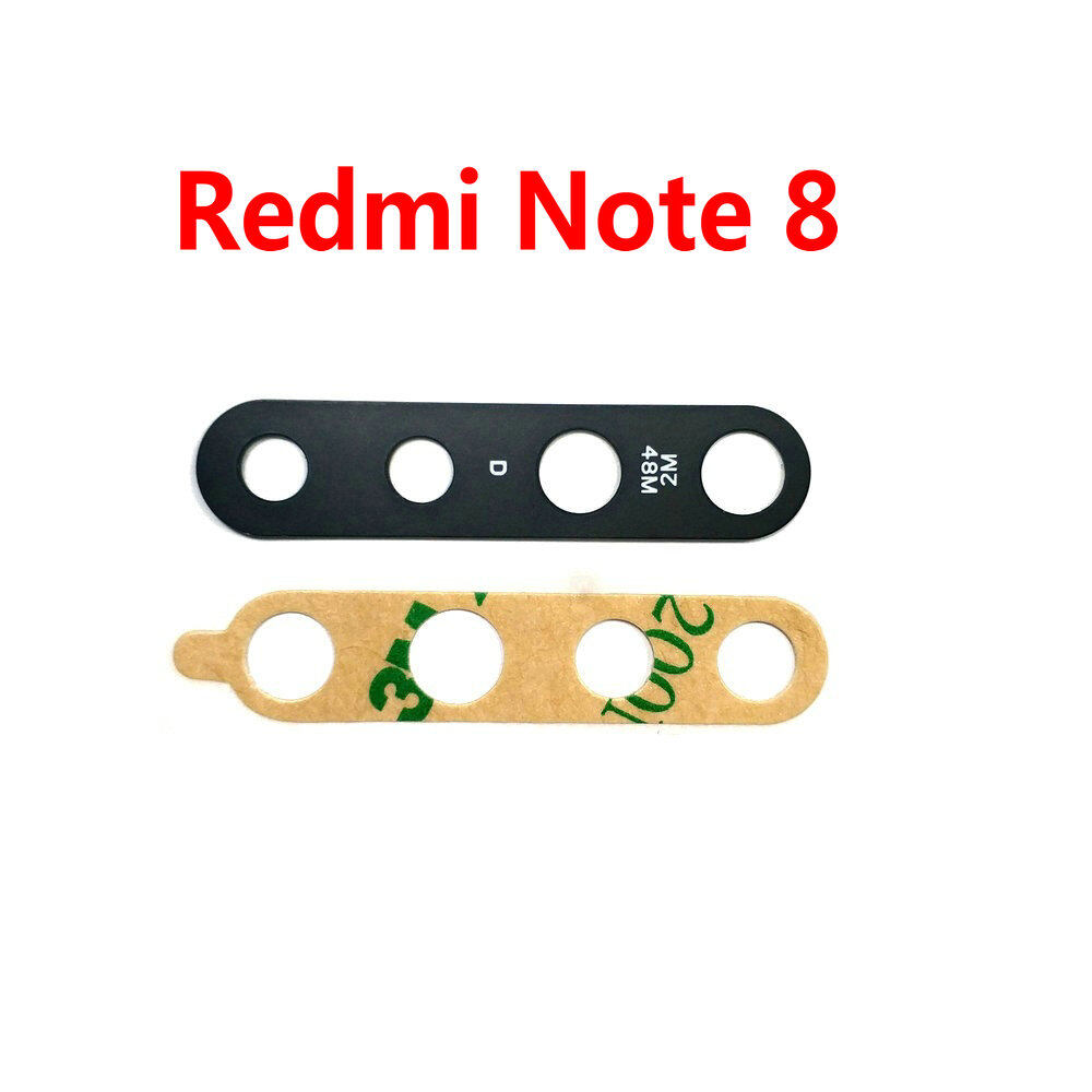 New Rear Camera Lens Glass & Sticker Replacement For Xiaomi Redmi Note 8 Pro