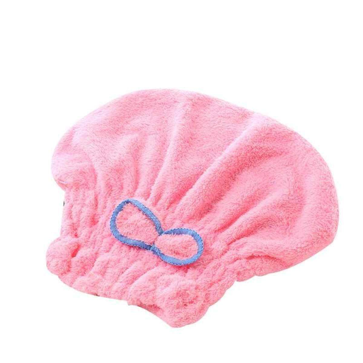 Nhanh Khô Tắm Microfiber Tóc Quấn Khăn Tắm Spa Nơ Tắm Mũ Đội Đầu Nón