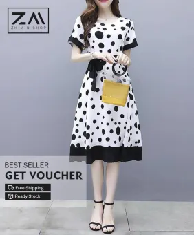 lazada polka dots dress