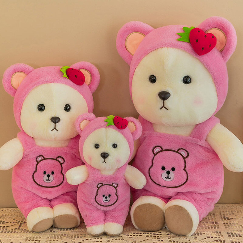 LS Cute bear doll plush toy doll creative transformation into bear doll