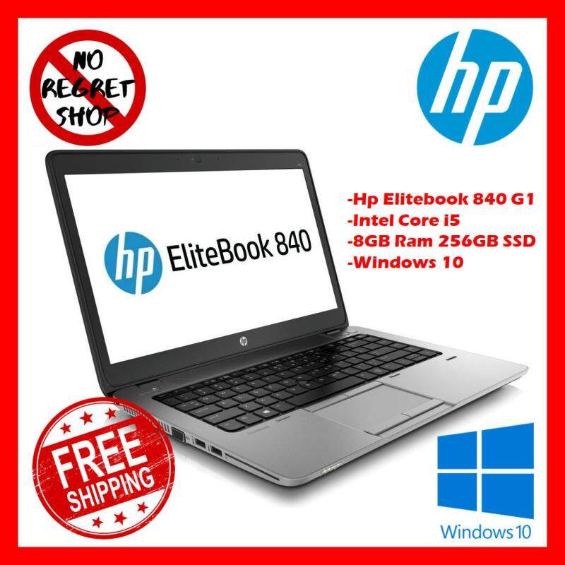 HP ELITEBOOK 840 G1 Laptops Pc Intel Core I5 8GB Ram 256GB SSD Window 10 Suitable for Business and Students (Free Bag + Free Special Cooling Fan + Free Shipping) Malaysia