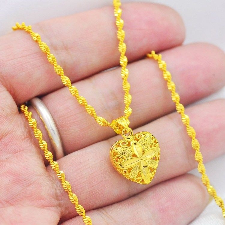 Jual 24k Gold Necklace Women Terbaru 