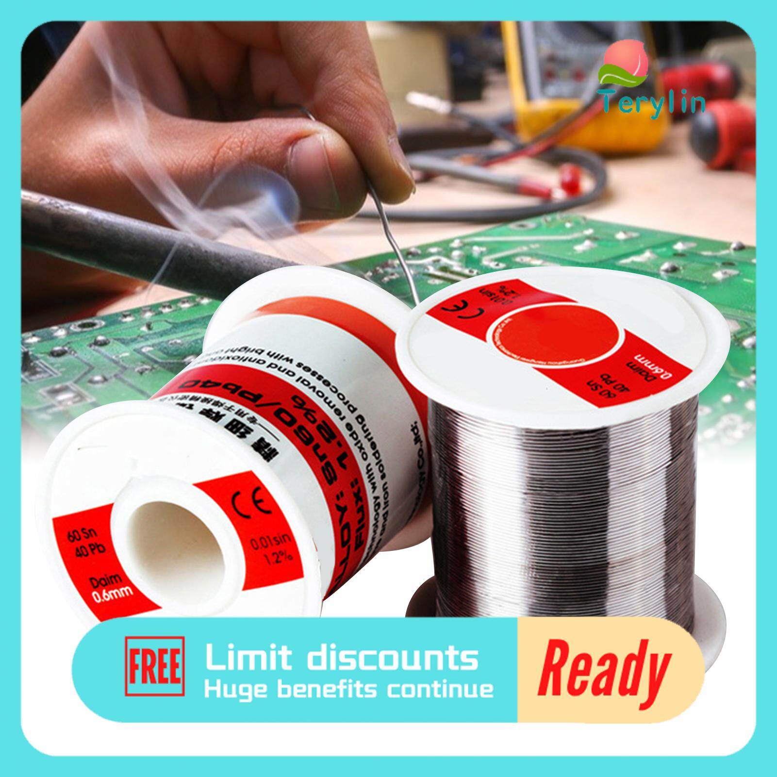 Terylin Dây Thiếc Hàn 150G 0.3/0.4/0.5/0.6Mm, Làm Sạch- Hộp Thiếc Không Chứa Cặn Chì Đa Năng Cuộn Dây Hàn Dành Cho Thiết Bị Gia Dụng