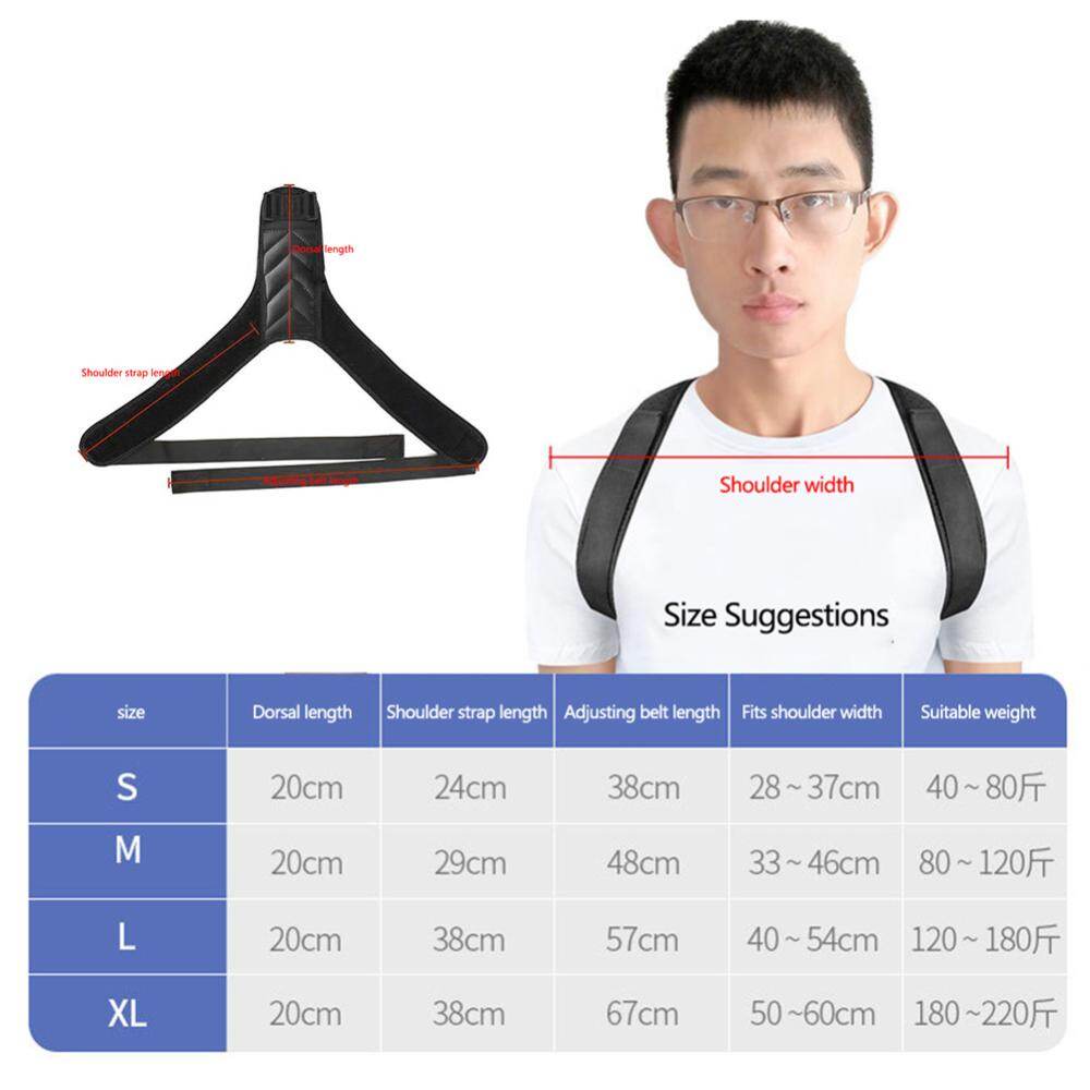 Có thể điều chỉnh tư thế xương đòn Corrector vô hình Unisex Vai đai đeo hỗ trợ thắt lưng xách tay tư thế lưng gù Corrector mềm thoải mái cho văn phòng